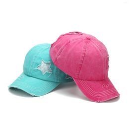 Caps à balle 6 couleurs CAPON PONE HEUT-HEURS DE DÉTERNE FEMMES AVEC LA MAISE SUMPRE SUMME FEMME FEMME HIP HOP HAP