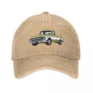 Ball Caps 69-70 Light Green C Truck Cowboy Hat Visor Wild Christmas Hats Baseball Cap For Women Men's