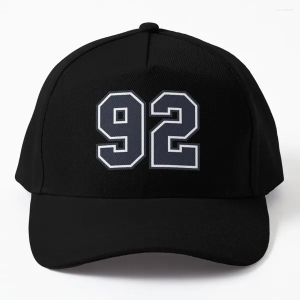 Casquettes de baseball 92 Numéro de sport quatre-vingt-douze Casquette de baseball Anime Hat Streetwear Beach Girl'S Hats Men's