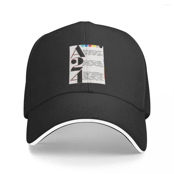 Gorras de bola -A24 Póster de película Gorra de béisbol Sombrero de camionero Sombreros de fiesta de espuma Hombre Mujer