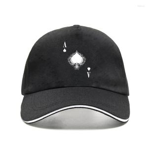 Casquettes à billes ACE OF SPADES IV Cap Spade Poker Card Casino Karte Royal Flush Pik As