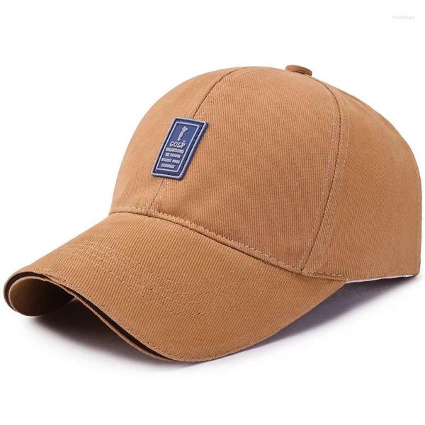 Casquettes de baseball Casquette de baseball pour adultes Badge Broderie Chapeau décontracté Printemps Hommes Femmes Coton Réglable Papa Voyage en plein air Soleil