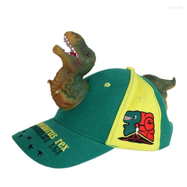 Golpas de pelota niños adultos dibujos animados 3D Dinosaurio béisbol de dinosaurio Funny ancho para snapback