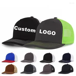 Casquettes de baseball Casquette de baseball avec logo personnalisé imprimé pour adultes, chapeaux de camionneur réglables unisexes pour hommes et femmes, pare-soleil d'été, chapeau Snapback