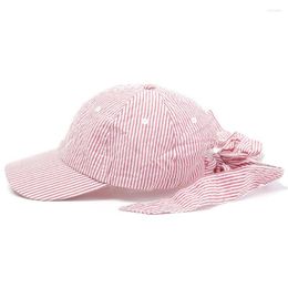 Ball Caps Adult Seersucker Sun Chapeaux Soft Sports Cap avec cravate Boucle réglable Couleurs de boucle