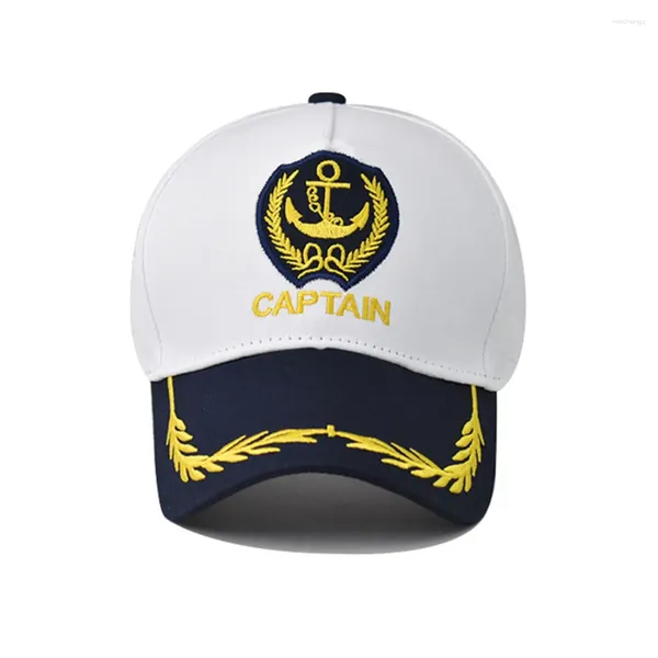 Casquettes de balle adulte Yacht bateau bateau marin capitaine Costume Baseball chapeau casquette coton amiral capitaines pour hommes navigation de plaisance