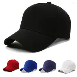 Ball Caps Advertising Imprimer Couleur solide Baseball Cap 5 Panneau pour imprimerie de transfert de chaleur ou Pattern Personnalise Hat