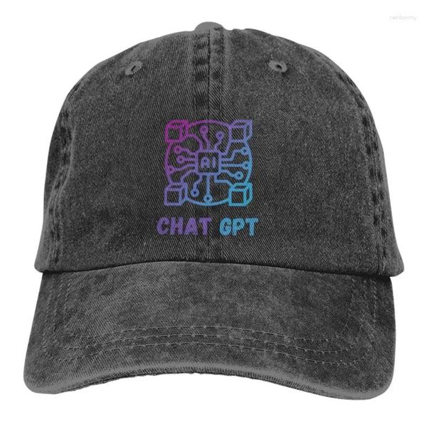 Ball Caps AI CPU Baseball Peak Cap Chatgpt Sun Shade Hats pour hommes