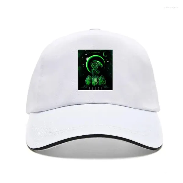 Gorras de bola Alien Neon Green Glow Ripley Space Attack Ufo Horror HD93 Gorra de béisbol negra Moda