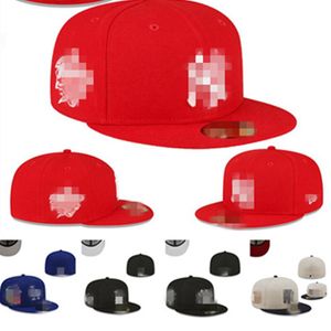 Casquettes de baseball Toute l'équipe Plus Casquette Chapeaux de baseball Chapeau ajusté Hommes Sport Casquettes de baseball Hip Hop Adulte Visière plate pour hommes Femmes Taille entièrement fermée 7-8