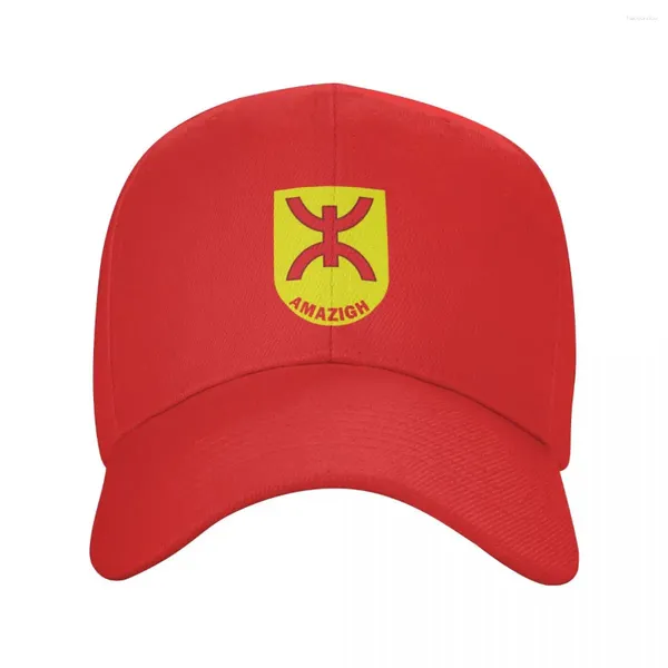 Bola de bolas Símbolo Amazigh Flag Béisbol Capilla Menores Personalizado Ajustable Unisex Tifinagh Bereber Orgulloso papá Hip Hop Snapback