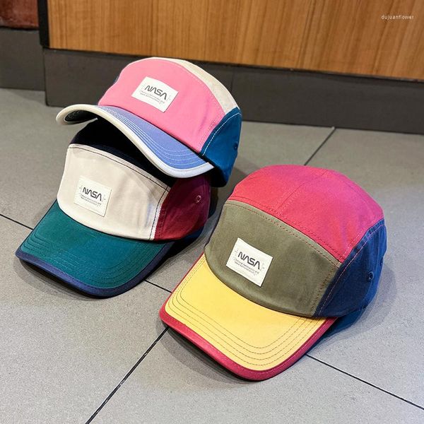 Gorras de bola Color americano a juego Gorra de béisbol Primavera y verano Sombrero fino para el sol Deportes al aire libre Casual Hombres Mujeres Marea