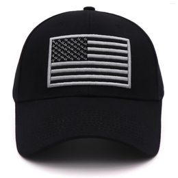 Casquettes de baseball Drapeau américain CAMO Baseball Sport de plein air Snapback Chapeau Broderie Pêche Papa Chapeaux