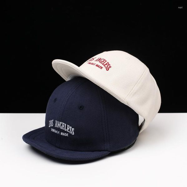 Casquettes de baseball American Short-borded Soft Top Cap Ladies Respirant Sun Hat Men's Korean Street Fashion Personality Hip-hop Baseball