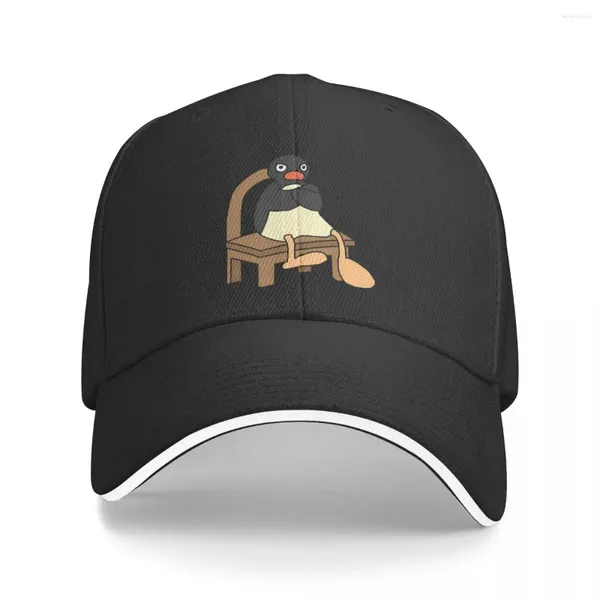 Bonés de bola Angry Pingu Family Cartoon Windproof Cap Sun Visor Hip Hop Cowboy Hat Peaked Chapéus