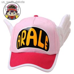 Ball Caps Anime Dr.Slump Cosplay Snapback Caps Arale Printing Angel Wings Leuke honkbalhoed voor volwassen kinderen Candy Color Net Mesh Caps YP010 L230523