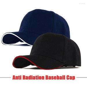 Gorras de béisbol gorra antiradiación ordenador TV EMF protección sombrero RF/protección de microondas béisbol fibra de plata Unisex RFID sombreros