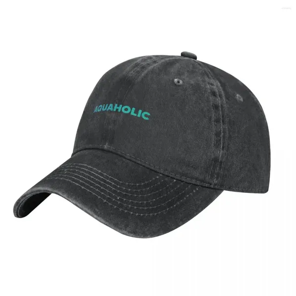 Casquettes de balle Aquaholic autocollant chapeau de cowboy alpinisme soleil pour enfants chapeaux de plage de Noël homme femme