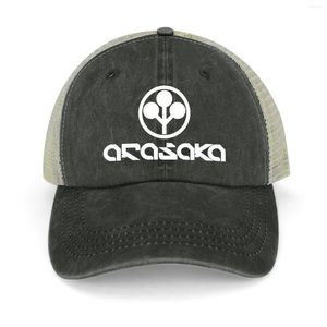 Ball Caps arasaka corp blanc logo cowboy hat