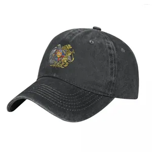 Ball Caps Armenia Arms Outfits Unisex Baseball Distressed denim hoeden Cap Classic Outdoor Activities Snapback Hat