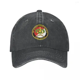 Ball Caps Army - 3rd Armored Cavalry Regiment DUI sang blanc rouge et acier Cowboy Hat à grande taille pour hommes