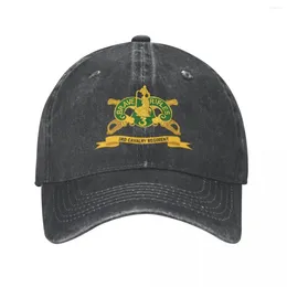 Ball Caps Army - 3e Cavalry Regiment W BR Ribbon Cowboy Hat Snap Back Women's Men's
