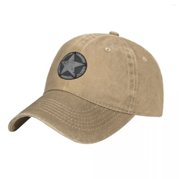 Gorras de bola Ejército Estrella militar Denim Gorra de béisbol América Táctica Impresión femenina Hip Hop Sombreros Primavera Moda Skate Venta al por mayor Snapback