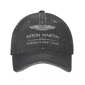 Ball Caps Aston Martin F1 Unisex Baseball Cap Formule 1 Team Distressed Denim Gewassen Hoed Vintage Outdoor Workouts SnapbackKL21