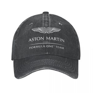 Casquettes de baseball Aston Martin Casquette de baseball unisexe Formula One Team Distressed Denim Washed Caps Hat Vintage Outdoor Workouts Cap 230617