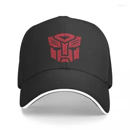 Ball Caps Autobots Red Transformer Film Baseball Cap Men Hoeden vrouwen Visor Cycling Snapback