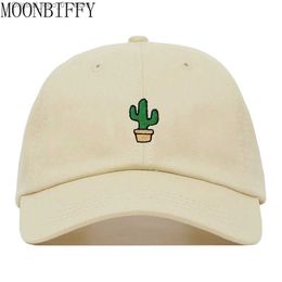 Ball Caps Autumn Cactus brodé de baseball chapeau de mode couple de mode Summer Sports Breatch Hat extérieur papa chapeau soleil Gorra Beisbol Q240408