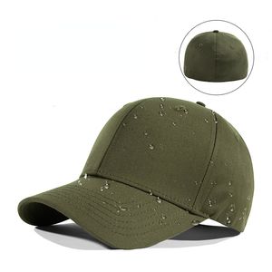 Casquettes de baseball Automne Casquettes de baseball ajustées imperméables pour homme femme Dos fermé Sport Chapeaux 57-58 S/M 58-59 L/XL 230306