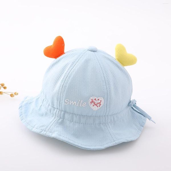Bola de pelota para bebés bucket chicas patrón gorra sombreros para niños niños solas para niños hat béisbol béisbol azul