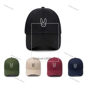 Ball Caps Bad Bunny broderie Cap de baseball 100% rappeur coton reggaeton artiste papa unisexe hommes décontractés femmes snapbacks cap hop chapeau