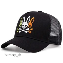 Casquettes de baseball Bad Bunny brodées pour hommes et femmes, chapeau de camionneur, casquette de Baseball, maille ombrée, 446