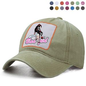 Bal Caps Bad Girl Baseball Cap Vader Effen Trucker Snapback Bone Hoed Harajuku Straat Casquette Vrouw Baretten Gorras Boinas Hoeden