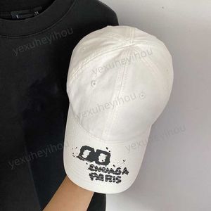 Balpetten Balpet Designer Balencaigass Paris Baseball Caps Mode Veelzijdig Casual Duck Tongue Hat Heren en dames Parenpetten Canvas petten Verstelbare pasvorm Hoeden S2