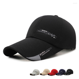 Bal Caps Ball Caps Lange Zonneklep Mannen Vrouwen Baseball Cap Zomer Buitensporten Zonnescherm Snapback Hip Hop Vissen Golf Trucker papa Hoeden Gorras H072