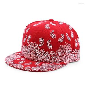 Ball Caps Bandana Baseball Cap chapeaux Fashion Paisley à bord de hip hop pour hommes Hop Ferming Performance Fermat