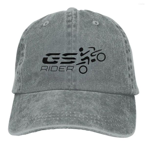 Gorras de béisbol Gorra de béisbol GS Rider Enduro V2 Traje de aventura Estilo unisex Retro Gorro lavado desgastado