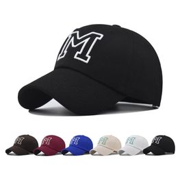 Gorras de béisbol Gorra de béisbol Sombrero Sombrero para el sol Primavera Verano Otoño Gorra de béisbol C H K P N M Letra Hip Hop Sombreros ajustados para hombres Mujeres 230830