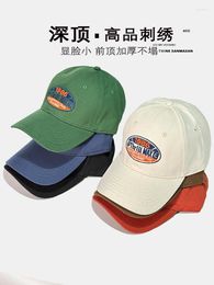 Ball Caps Baseball Cap Hoeden voor heren en dames Amerikaans borduurwerk Deep Top Tooling Japanse lente zomer piek