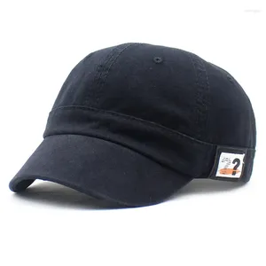 Ball Caps Baseball Cap Mannen Vrouwen Effen Korte Rand Snapback Casual Katoenen Vizier Lente Zomer Outdoor Zonnescherm Eenvoudige Hoed