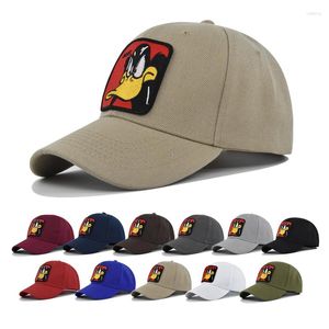 Ball Caps Baseball Cap Snapback Hat Polyester Dikke Spring herfst Duck Daffy Keep warme hiphop gemonteerd voor mannen vrouwen groothandel