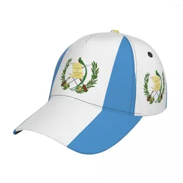 Gorras de bola Gorra de béisbol Deportes Bandera de Guatemala Casual Snapback Sombrero Moda al aire libre Hip Hop Sombreros para hombres Mujeres Unisex