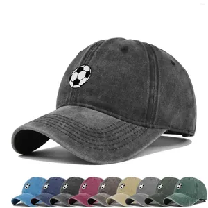 Casquettes de balle Casquette de baseball Goujons Maman de football en détresse pour les femmes Chapeau de soleil lavé réglable Mama Tn Vols 47