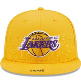 Casquettes de baseball Casquettes de basket-ball 2023 Finales Cham-pions Lakers chapeaux de coton de mode universels chapeaux de soleil os gorras casquettes de printemps brodées en gros a8