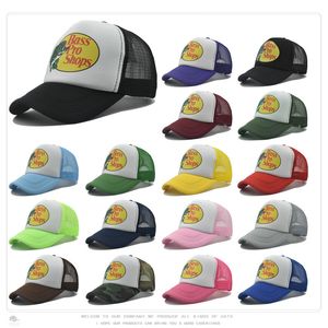 Ball Caps Bass Fishing Store Mesh Sun Hats That's My Ass Bro Stop met het drukken van vrouwen Men Camo Trucker Hoed ZEE VISSEN VISOR CAP YP026 230630