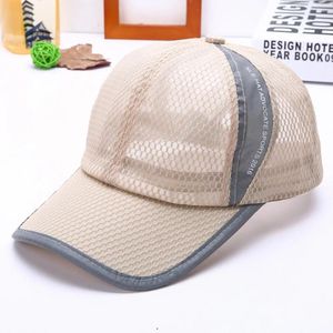 Ball Caps beaux chapeaux d'esprit capuchons meesh femmes hommes Summer Sport Sport Breatch Baseball Hats Pack