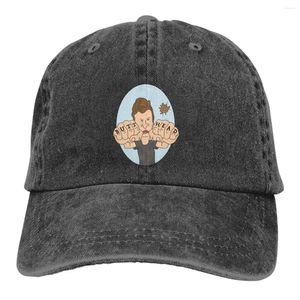 Casquettes de baseball Beavis et Butthead drôle sarcastique dessin animé chapeau multicolore casquette pour femme BuHead chapeaux de protection de visière personnalisés